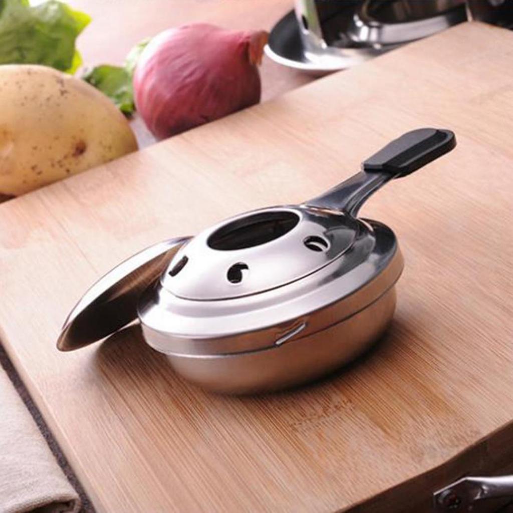 Portable Outdoor Cooking Camping Stainless Steel Stove Pocket Alcohol Stove