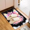 1PC Custom Name Fantasy Unicorn Art Theme Floor Mat Ideal for Living Room, Game Rooms, Office, Bedroom,Floor Mat Playful Design