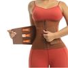 Custom Zipper Closure Elastic Compression Band Nylon Material Firm Slimming Wraps Tummy Control Waist Trainer Belt for Women