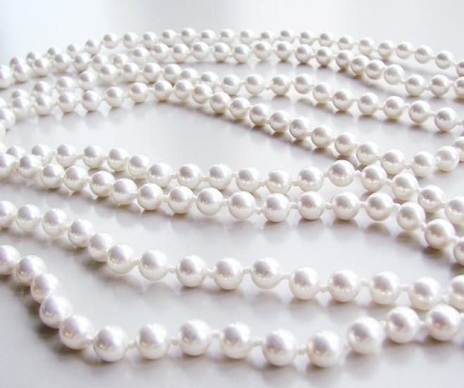 E My Jewelry Perla Hanadama 7mm Extra Lunga 160cm in [La Tua Scatola] Collana, Tipo, Collana, <Fatto in Giappone> [Confezionato per Regalo]