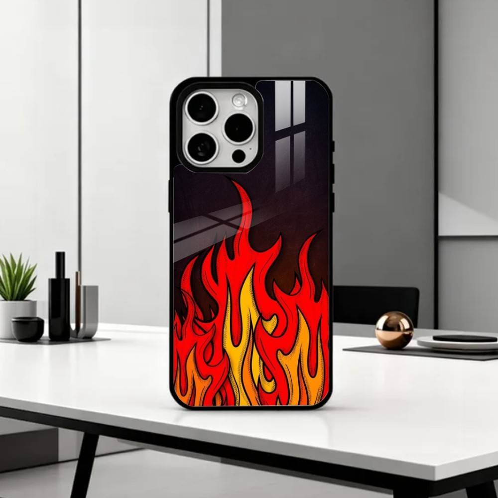 COOL F-Fashion F-Flames   Phone Case For iPhone17,16,15,14,13,12,11 Plus,Pro Max Magnetic For Magsafe Wireless Charging