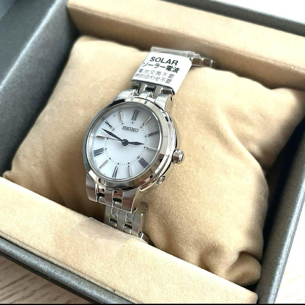 [USED] SEIKO Silver Watch, Seiko Radio-Controlled, Women's Watch