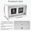 Automatic Flip Clock Desktop Retro Clock Digital Flip Clock Battery Driven Multi functional Clock Home Decoration Clock