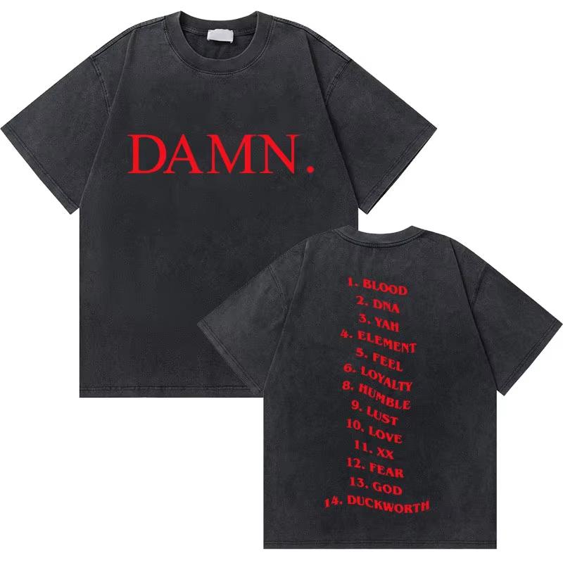 

Washed Vintage Kendrick Lamar They Not Like Us Album Graphic Tshirts Unisex Casual Oversized Tshirt Unisex Hip Hop Fashion T Shirts M