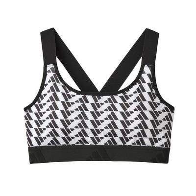 AP8355 Comfortable Size M Women's Half-Top Bra, Sweat-Wicking, Quick-Drying, Fit, White,