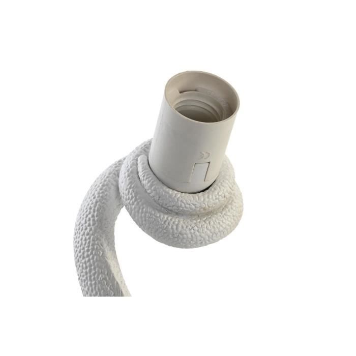 Applique Murale - Moderne - Lézard - Résine Blanche - 50W - 31x14x22 Cm