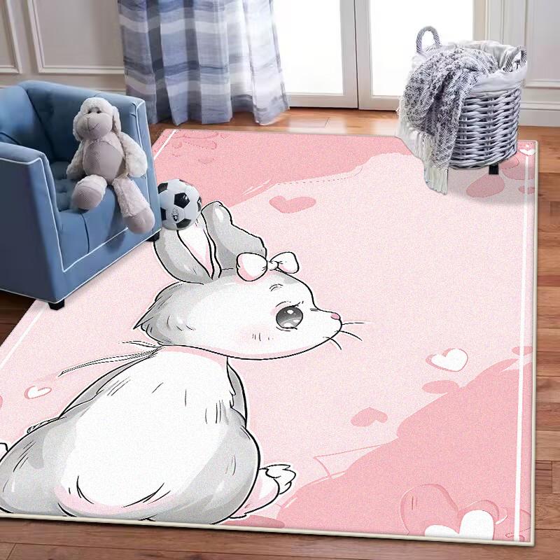 

Мультяшний килим з тваринами Килим для кімнати дівчинки Килимок для повзання малюка Килими для вітальні Килимок для дитячої кімнати Килим Дитячі килими Домашній декор 80*120cm