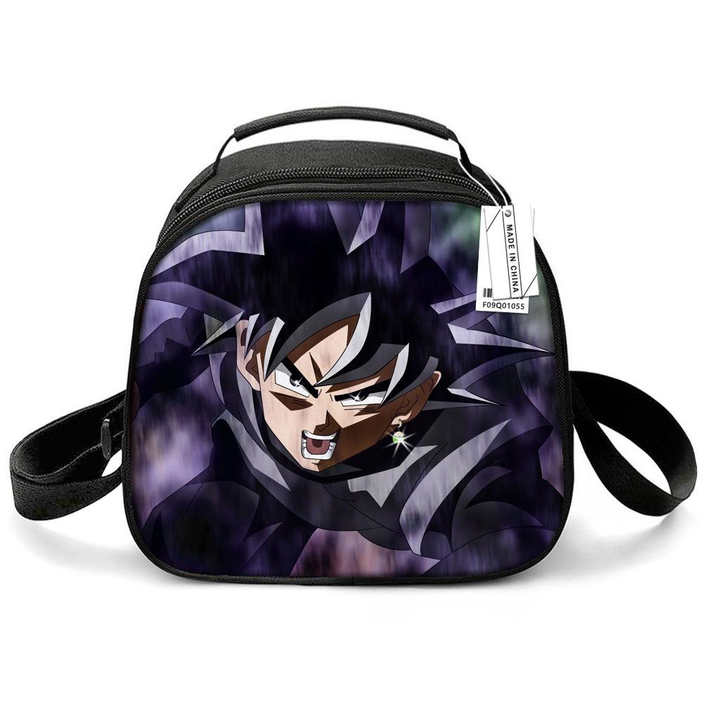 Dragon Ball Children'S Lunch Bag, Elementary School Lunch Box Bag, Ice Bag, Cartoon Shoulder Portable Meal Bag