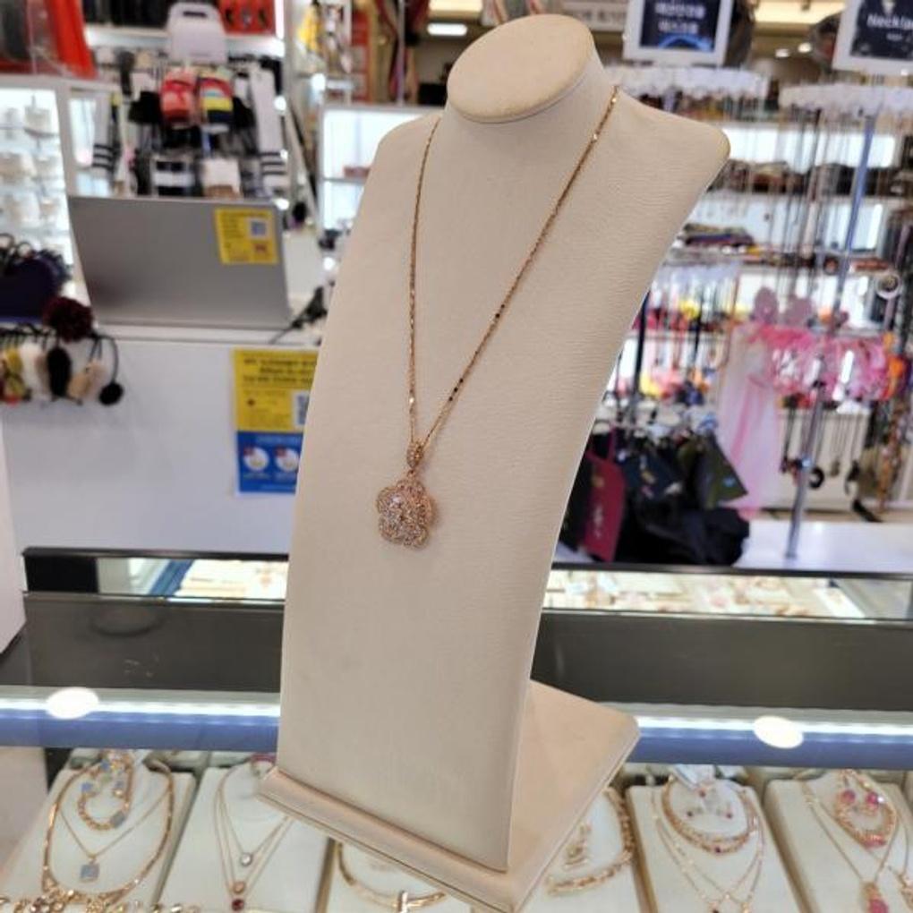 Atria Snowflake Rose N Necklace JTONEFR0031PKF