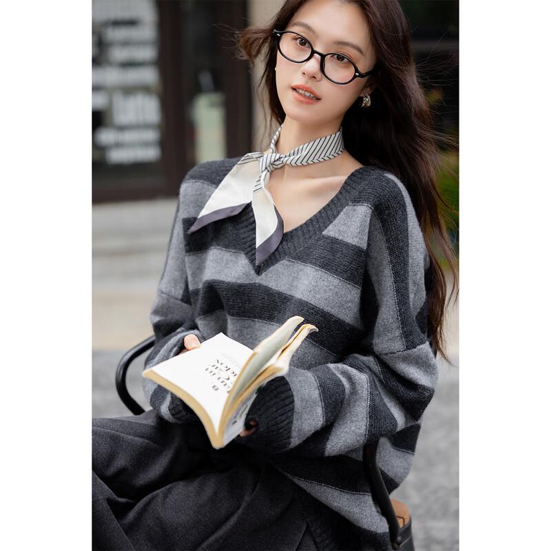 Mokana Winter Striped Wool Sweater