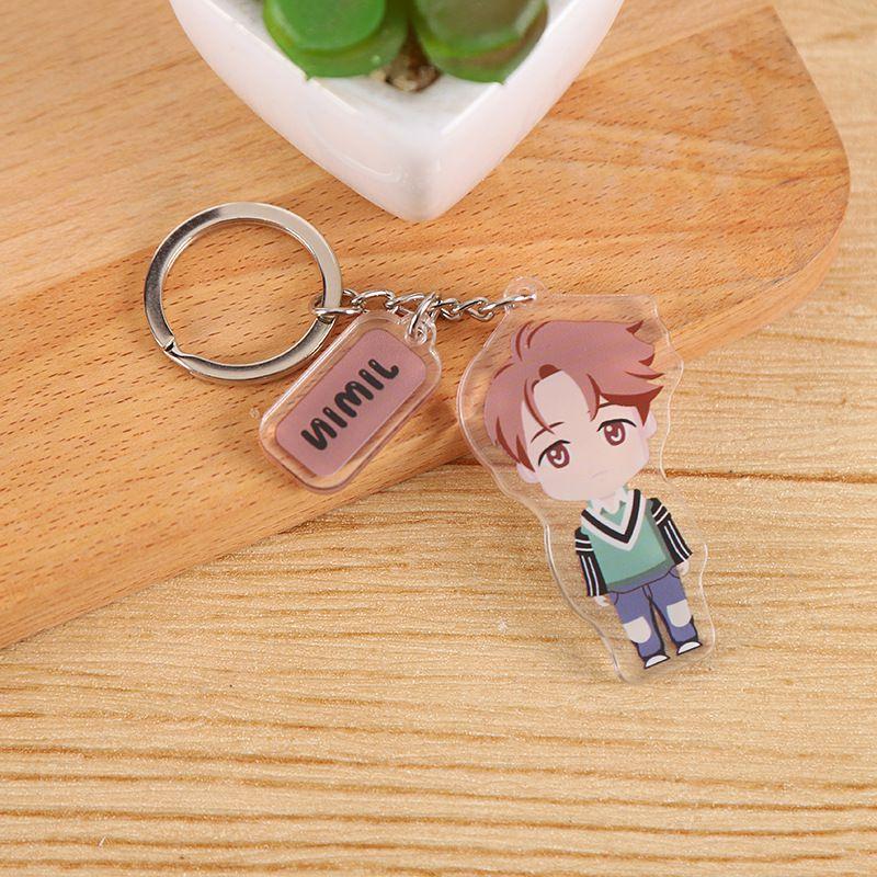 Bts Kpop Bangtan Boys Acrylic Keychains For Fans Cute And Safe Bag Accessories