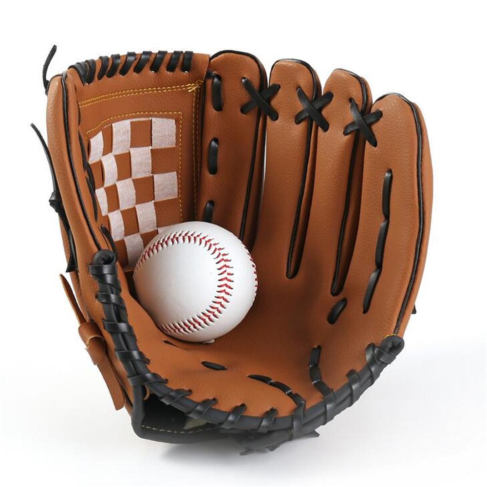 Guante de Béisbol de Cuero PU para Niños Guante de Práctica de Softbol Equipo de Entrenamiento Deportivo al Aire Libre Guante de Béisbol