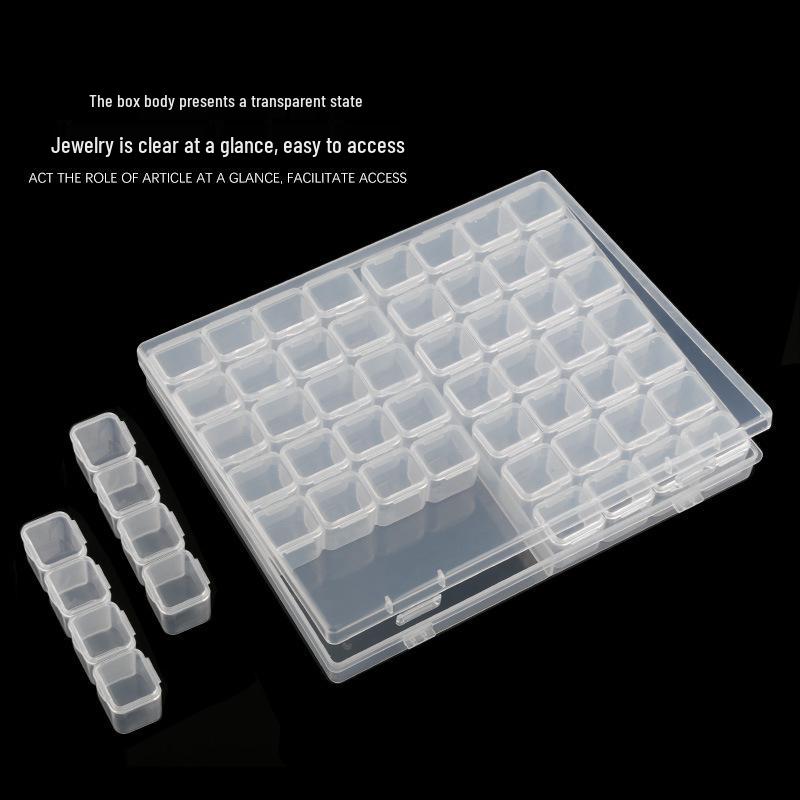 Nail Art & Jewelry Detachable Storage Box with 56 Grids