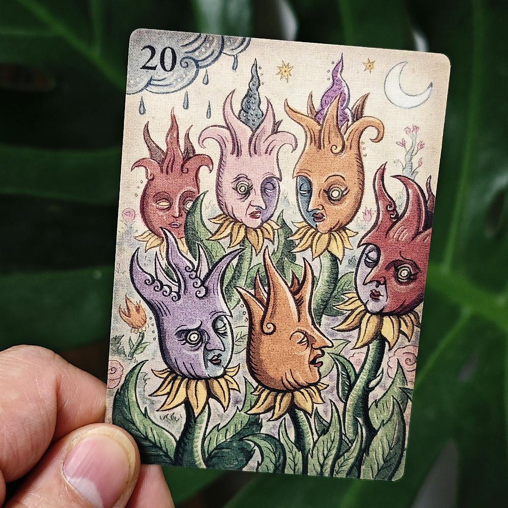 Deviant Moon Lenormand Card Deck With Doublesided Textured Paper For Tarot And Fortune Telling