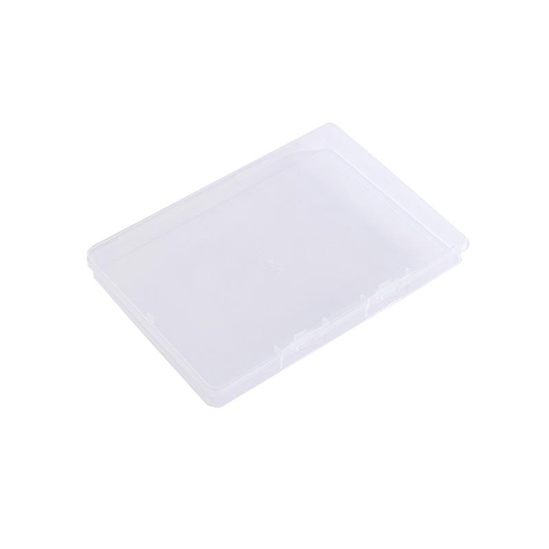 Transparent Plastic Pp Storage Box, Covered Rectangular B01 Flat Box, Spare Parts Small Box, Jewelry Hardware Packaging Box.