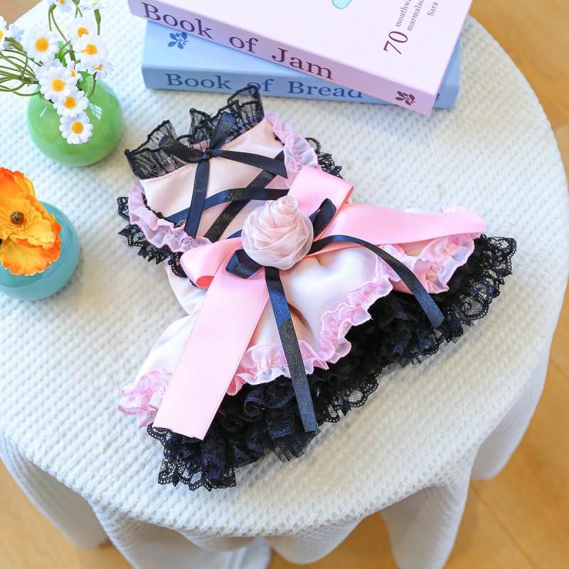 PETCIRCLE Halloween Pet Dress Dogs Cats - Pumpkin Ghost Pirate Witch Wedding Skirt