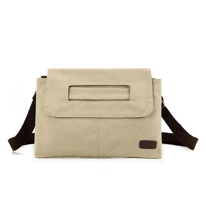 

Сумка через плечо из холста, мужская, большой емкости, рюкзак из холста, дорожная сумка, модная сумка-мессенджер хаки