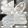 Thick-soled hollowed-out dad shoes New summer small casual sports sandals