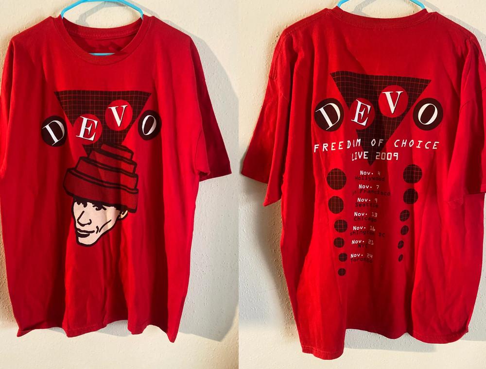 Devo Band Tour Double Sided T Shirt Full Size S-5XL II2323 - NEW93 Unisex T-Shirt XL