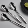 304 Stainless Steel Serving Spoon, Dining Spoon, Commercial Spoon for Hotel and Restaurant, Household Large Skimmer Spoon, Food-Grade Serving Spoon
