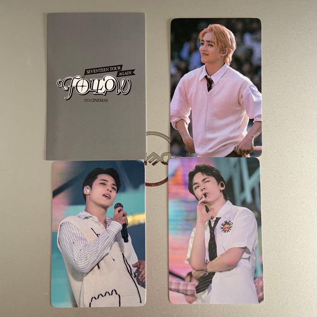 [USED] SEVENTEEN movie bonus item: CGV S.Coups, Mingyu, Vernon photocard