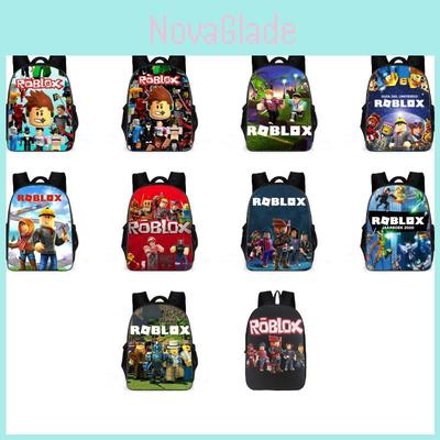 Roblox Double Layer Waterproof Backpack With Floral Print For Kids Perfect For School And Travel