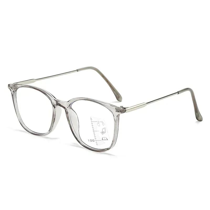 

Finished Women Men S Blue Light Blocking Presbyopia Glasses Fashion Trend Prescription Multifocal Hyperopia Eyeglasses To +3.5 3.5