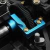 Open Gear Box Gearbox RC Vehicle CNC Processed Housing Gear Mount Aluminum Alloy Upgrade Parts Transmission Case Housing