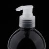 16-Ounce Plastic Bottles w/ Pump, 2Pcs Black Dispenser, Refillable Containers for Essential