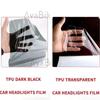 For Tesla Model 3 Y 2017- TPU Modified Black color-changing film Blackened Headlight Taillight Foglight Protective Film