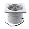 Ventilatore Estrattore Metallo Ferro per Ventilazione 4/6/8", Silenzioso con Valvola di Non Ritorno Anti-reflusso, Ventilatori da Parete&Finestra per Casa