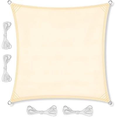 Garten-Sonnensegel wasserdicht Sonnenschutz Balkon Terrasse Beige 4m