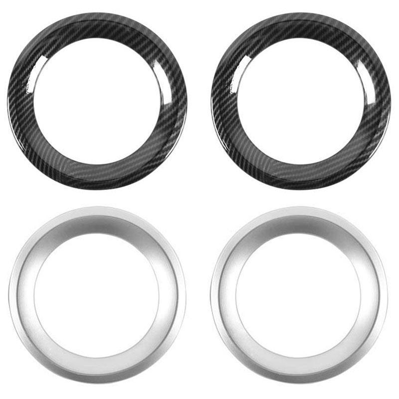 NEW-Front Fog Light Cover Trim For Jeep Renegade  ABS Fog Light Decorative Cover Trim Car Accessories