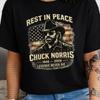 Chuck Norris T-Shirt RIP Chuck Tee Chuck Norris Fan Shirt