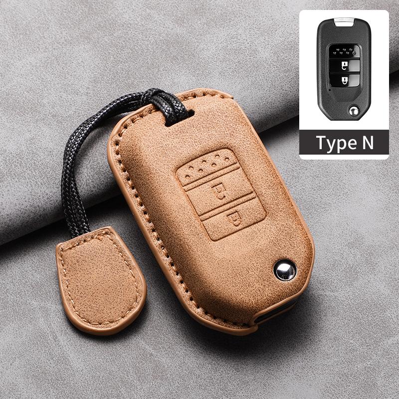 For Honda Accord Civic City Fit HR-V XR-V Folding Flip 2/3 Buttons Car Remote Key Case Cover Protection Shell Keychain Accessori