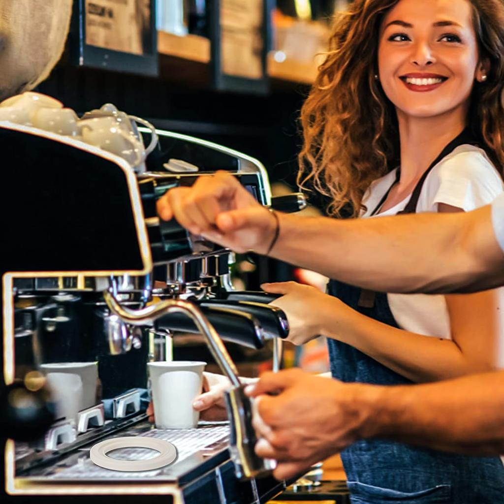 2 ks 58mm silikonový parní kroužek těsnění hlavy skupiny pro 9 Series 900 920 980 990 příslušenství k kávovaru odolné