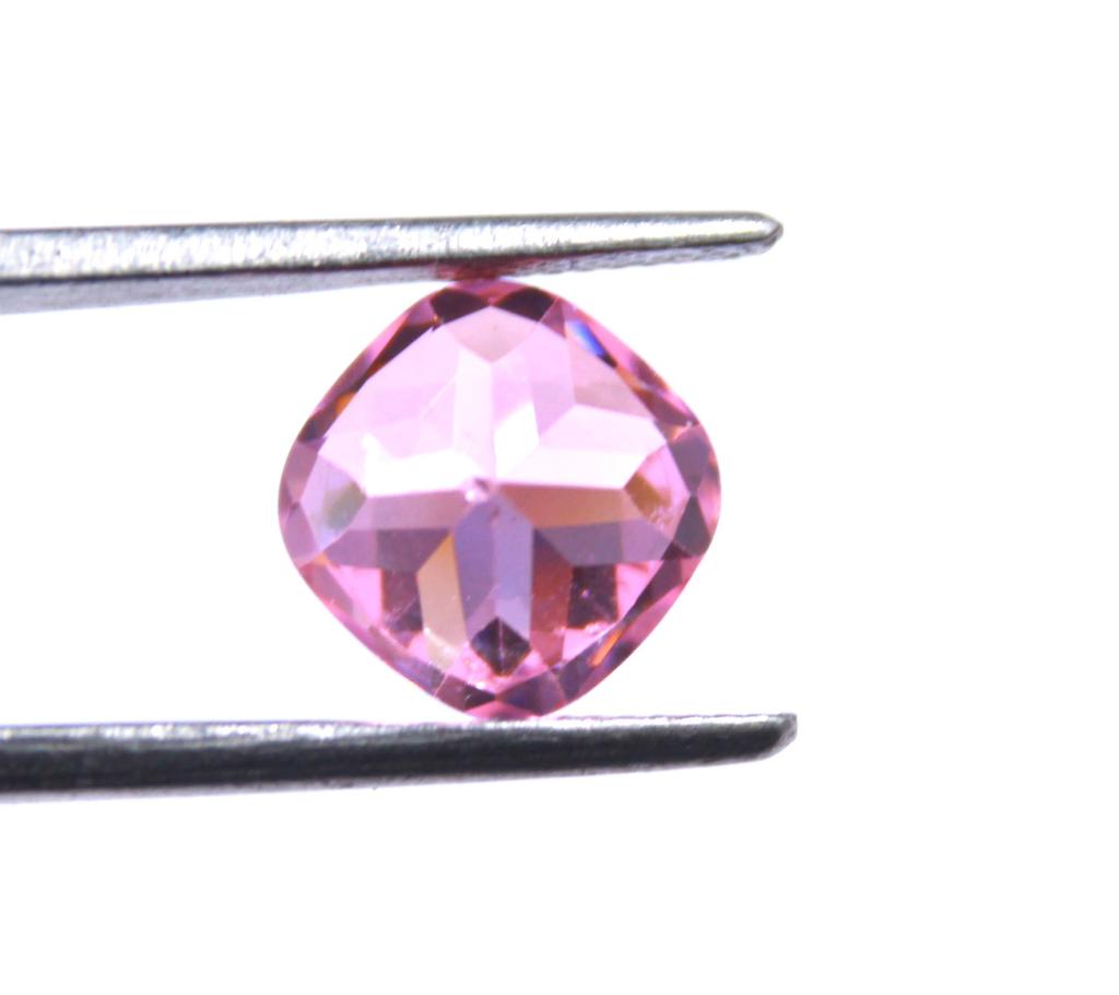 7 Carat Exclusive Big Offer Cushion Shape Pink Sapphire Certified Sri Lanka Gemstone SN114