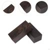 2x Black Ebony Wood Lumber Blank Handle DIY Knobs Block Crafts Fades Resistant Nut Saddles