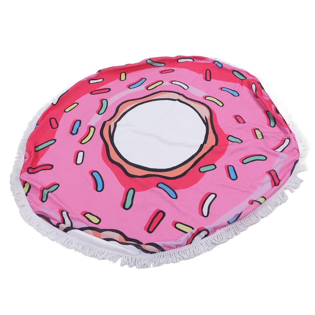 Beach Towel Oversized Soft Thick Microfiber Round Shape Absorbable Moisture Swim Towel for Outdoor Travel Indoor