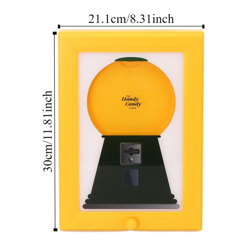Dust-proof Candy Dispenser Picture Frame Creative Vintage Candy Dispenser  for Candies/Nuts