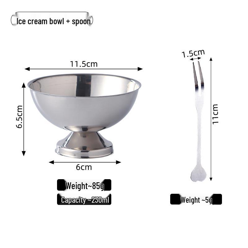 Coppa Alta in Acciaio Inossidabile 304 per Dolci, Gelati, Champagne, Portacandele o Succhi, con Opzioni di Logo Personalizzato.