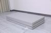 Gymnastic Mattress Satellite Pu 150X100X5 Cm - Three-Piece Grey
