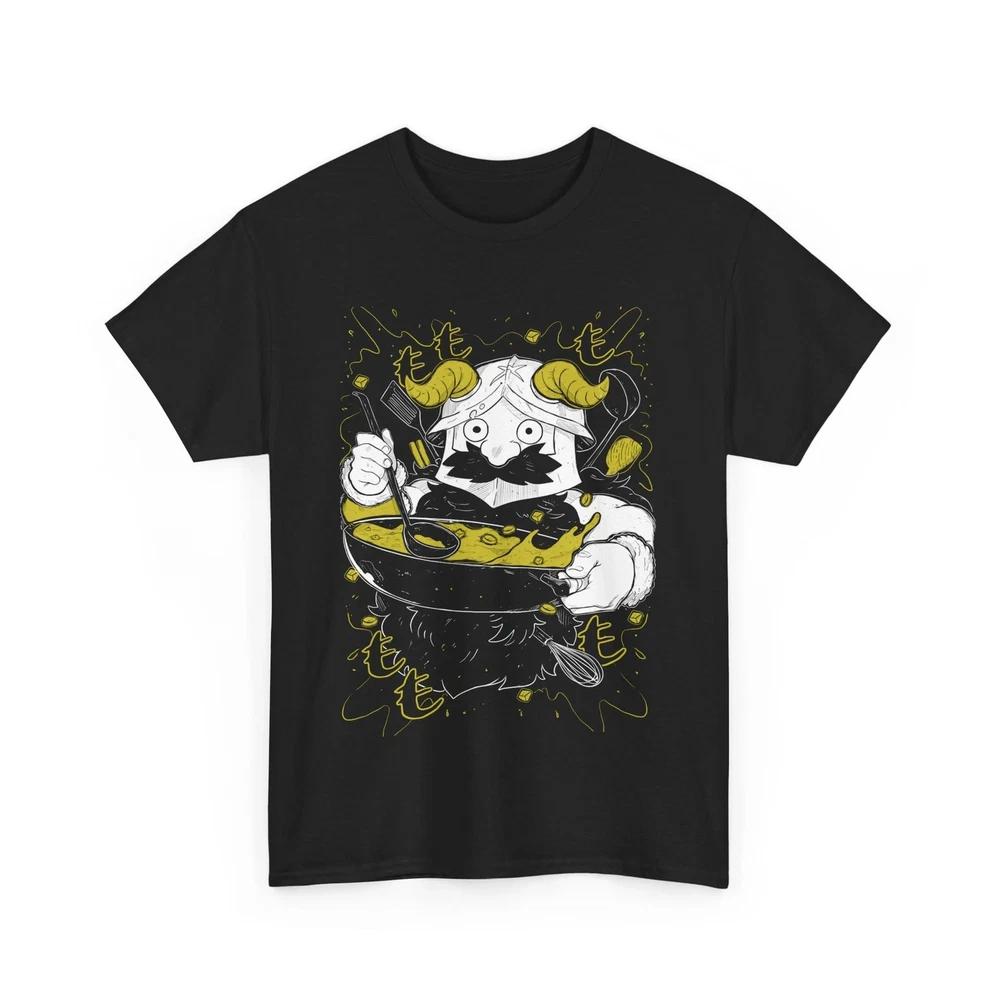 Anime Vintage Laios Touden Dungeon Meshi Black T Shirt S