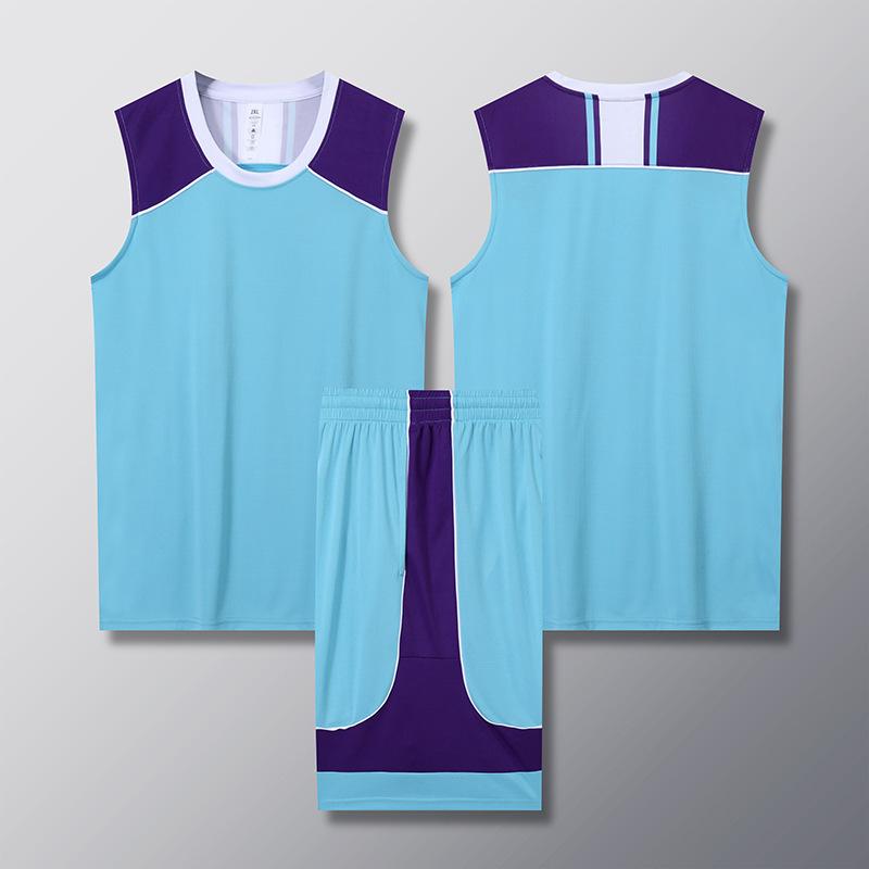 Basketball suit Men's sports quick-drying competition team uniform vest Children's basketball training suit Large size jersey Sleeveless