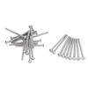 50Pcs Flanged Button Head Screws A2?70 Stainless Steel Buttons Heads Socket Caps Bolts KitM3x45mm
