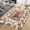 Mario Jumping Action Area Rug, Mario Fan Soft Carpet, Perfect Gift.chl