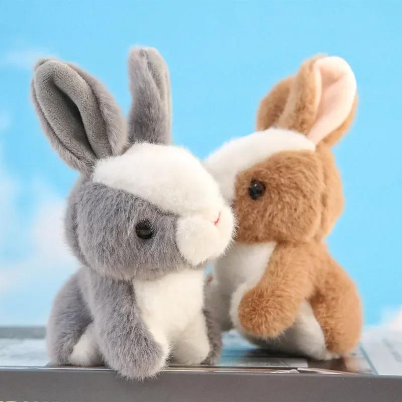 Imitation Rabbit Plush Pendant Lovely White Doll Key Chain Backpack Gift Girl Cute Keychain