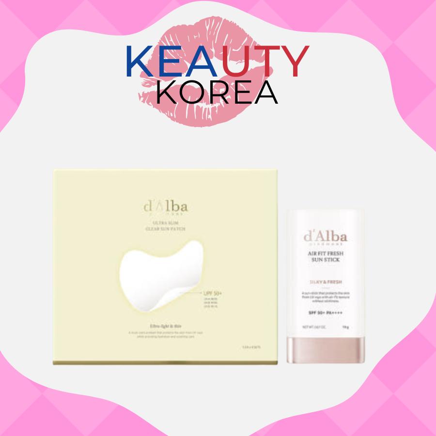 d'Alba Ultra Slim Clear Sun Patch 1Box + Air-Fit Sunstick 19g