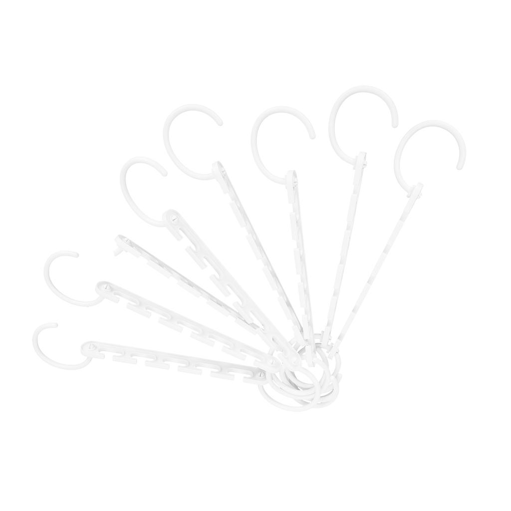 8 Buc Raft de Uscat Haine pentru Garderobă cu 5 Găuri Pliabil pentru Haine pentru Casă, Camera de Zi