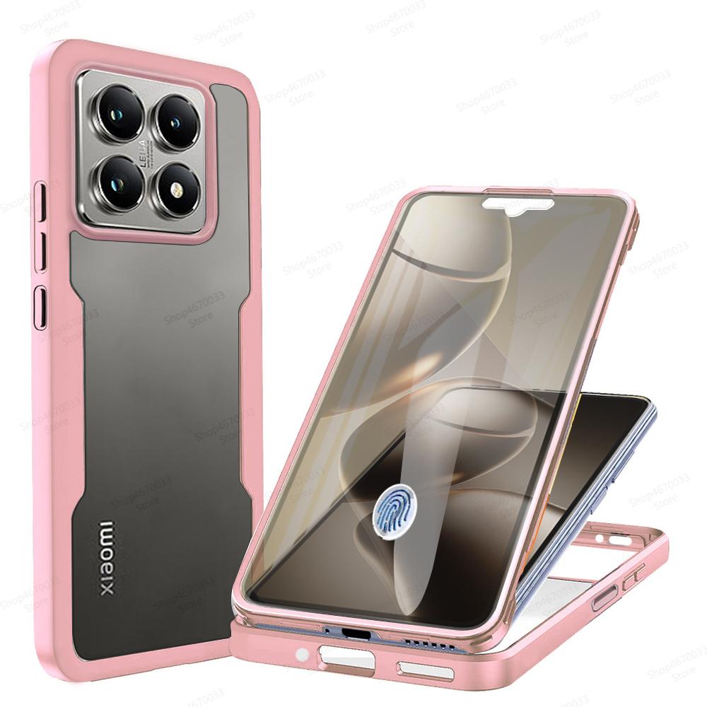 360 Full Cover Silicone Phone Case For Xiaomi 14T 13T 12T 11T 14 13 12 11 Pro 14 Ultra Shockproof Cover For Xiaomi 13 12 11 Lite